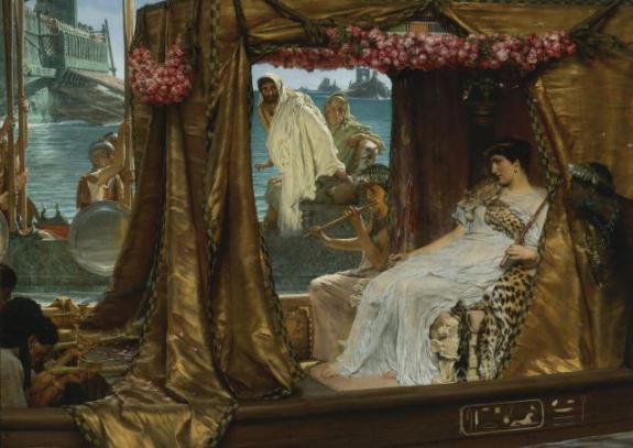 The Meeting Of Antony And Cleopatra 