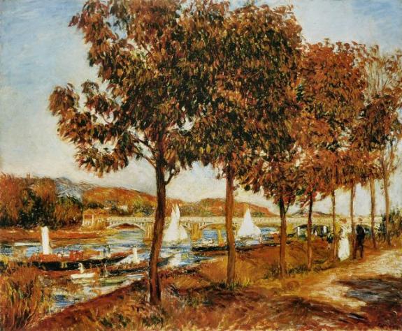 Le Pont D'argenteuil En Automne