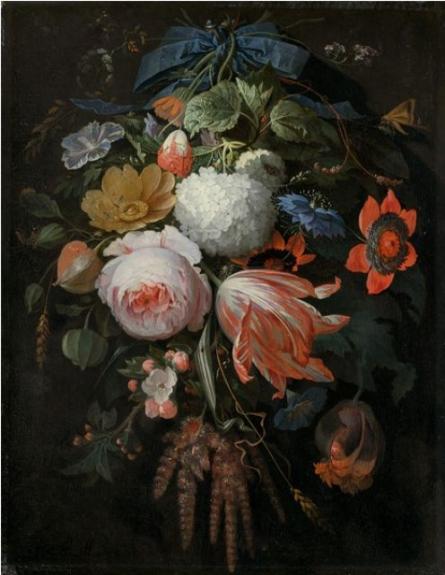 A Hanging Bouquet Of Flowers