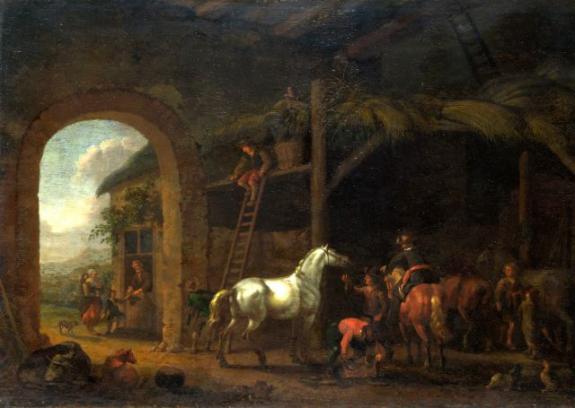 The Interior Of A Stable