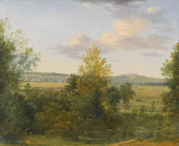 Pastoral Landscape With Two Travellers