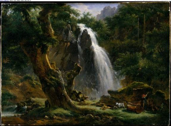 Waterfall At Mont-Dore