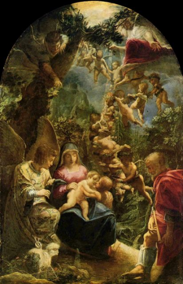 Holy Family With St John The Baptist