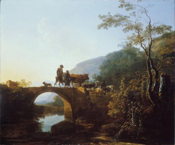 Bridge In An Italian Landscape