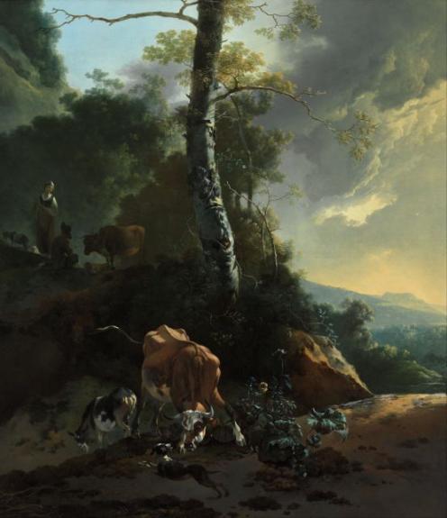 Landscape With Enraged Ox