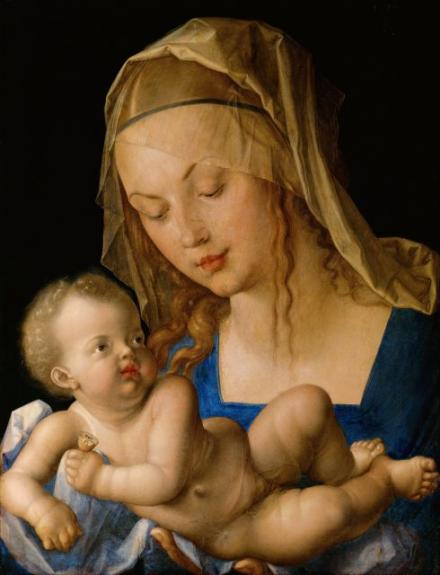 Virgin And Child With A Pear