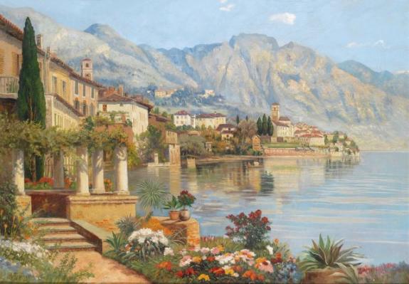 View Of Riva On Lake Garda