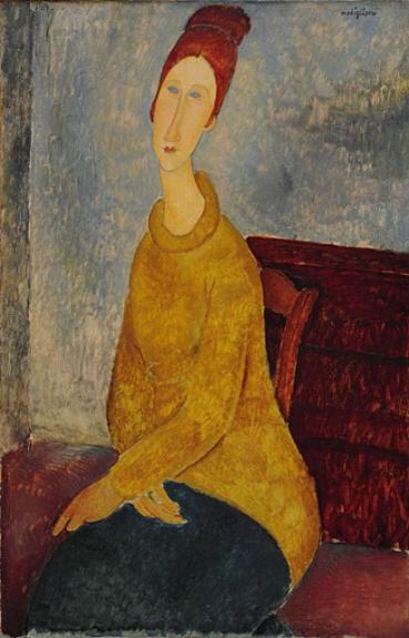 Jeanne Hebuterne With Yellow Sweater