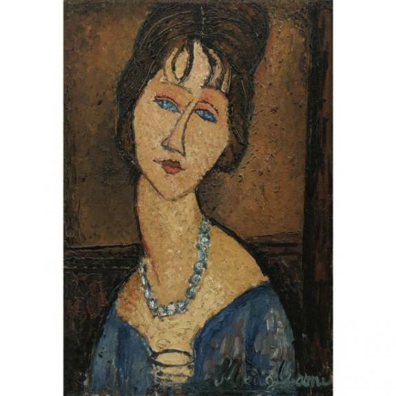 Portrait De Jeanne Hebuterne Au Collier