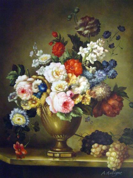 Still Life With Fruits, Flowers, and Silver Cup