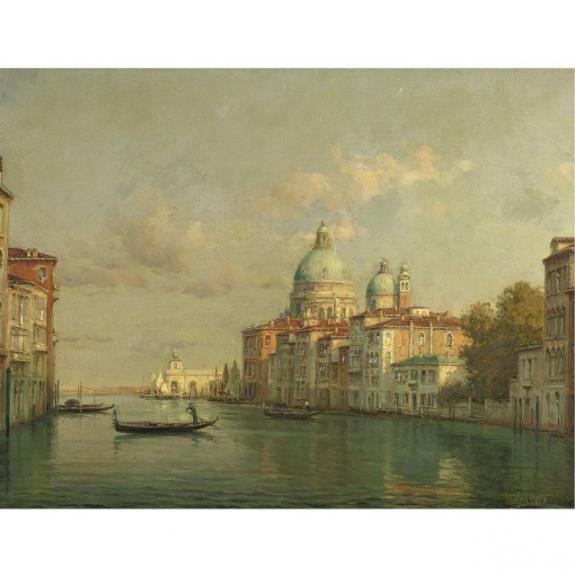 View Of The Grand Canal With Santa Maria Della Salute