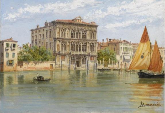 The Rialto Bridge And Palazzo Camerlenghi And The Ca Vendramin Calergi