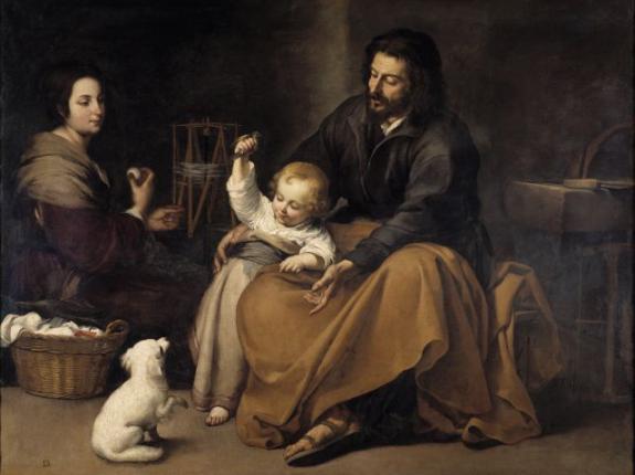 The Holy Family With A Little Bird