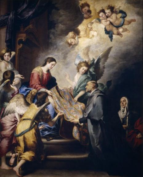 The Virgin Descending To Award Saint Ildefons