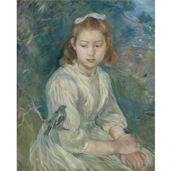 Young Girl With A Bird