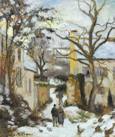 La Maison Rondest Sous La Neige, Pontoise