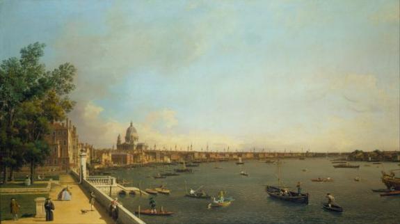 The Thames From Somerset House Terrace Towards The City