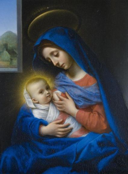 The Madonna Suckling The Christ Child