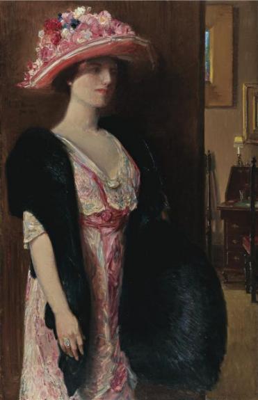 Fire Opals (Aka Lady in Furs-Portrait of Mrs. Searle)