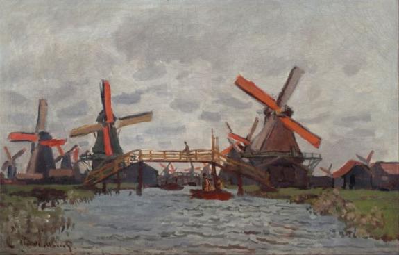 Mills At Westzijderveld Near Zaandam