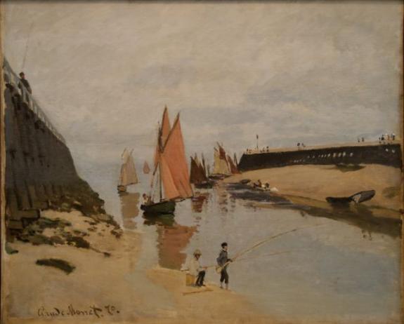 The Harbour At Trouville
