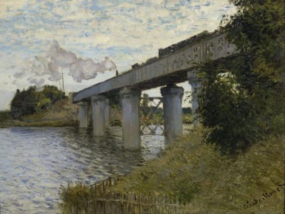 The Railroad Bridge In Argenteuil