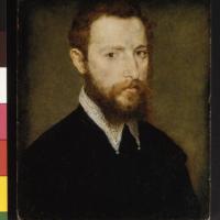 Portrait Of A Man With A Pointed Collar