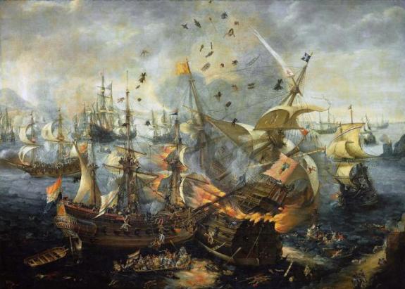 Battle Of Gibraltar In 1607