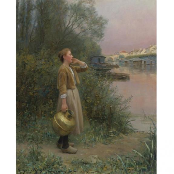 Girl With Water Jug