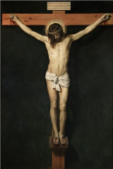 Christ Crucified With Donor