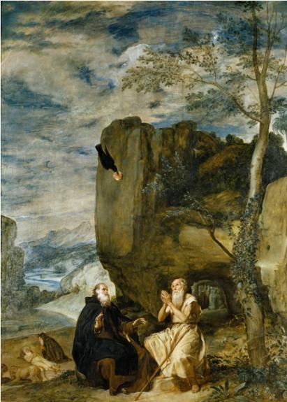 Saint Anthony The Abbot And Saint Paul The first Hermit