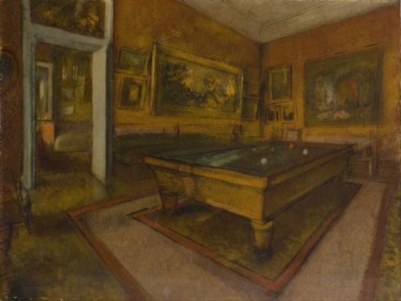 The Billiard Room At Menil-Hubert