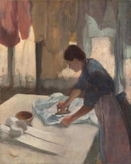 Woman Ironing