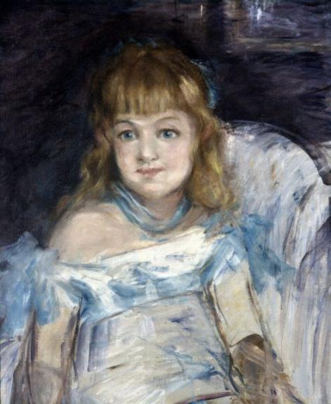 Little Girl In An Armchair