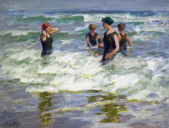 Bathers In The Surf