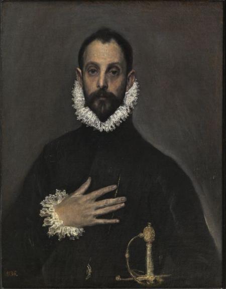 The Nobleman With His Hand On His Chest