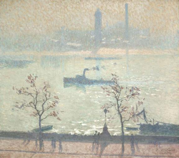 View Of The Thames From The Embankment