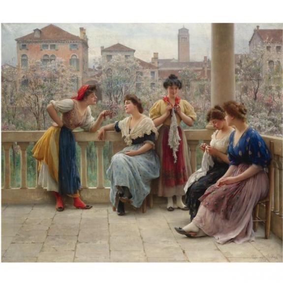 Conversation On The Terrace