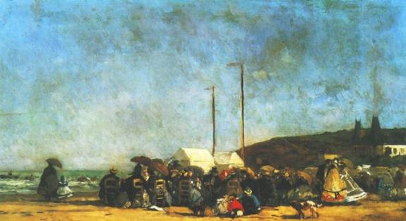 The Beach At Trouville 1864