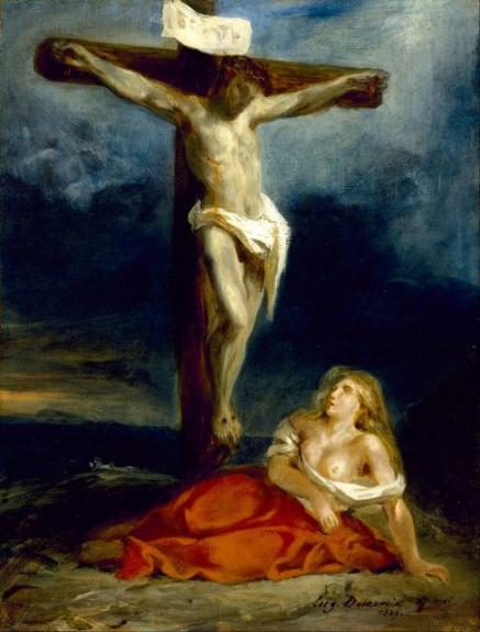 Saint Mary Magdalene At The Foot Of The Cross