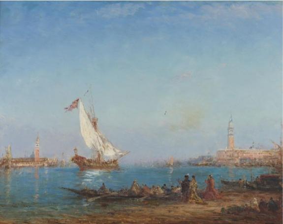 The Bucentaure Near San Giorgio Maggiore, Venice