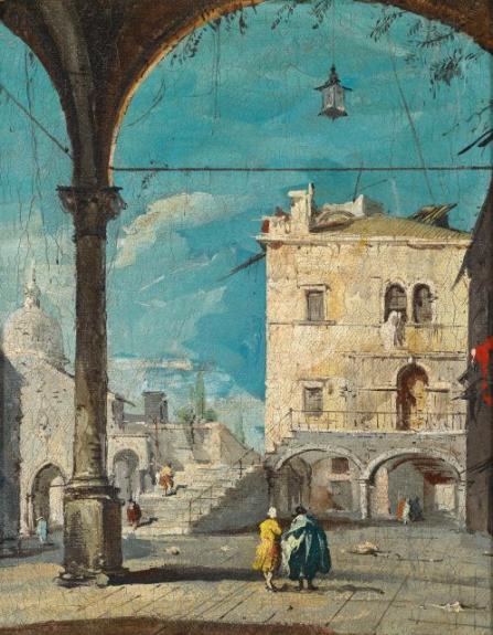 A Venetian Street-Life Scene