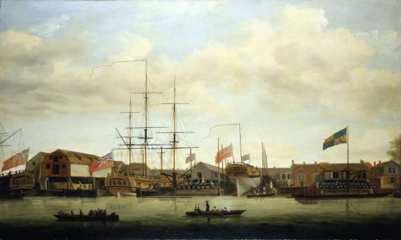 A Small Shipyard On The Thames