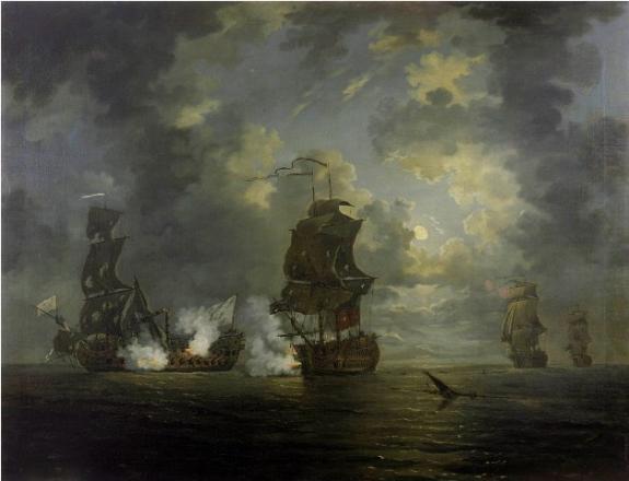 The Capture Of The Foudroyant By Hms Monmouth