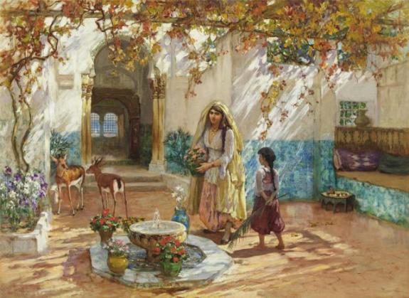 A Moorish Courtyard