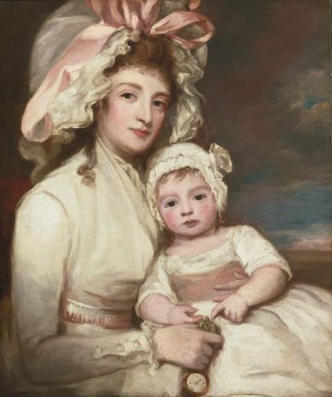 Portrait Of Mrs. Henry Ainslie With Her Child