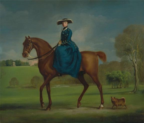 The Countess Of Coningsby In The Costume Of The Charlton Hunt