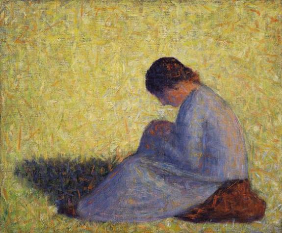 Peasant Woman Seated In The Grass