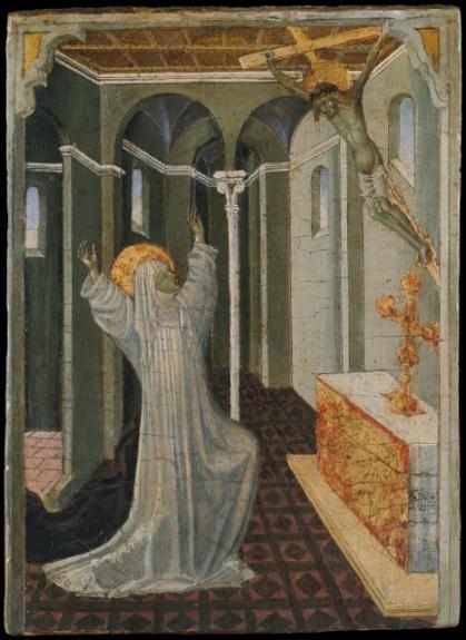 Saint Catherine Of Siena Receiving The Stigmata