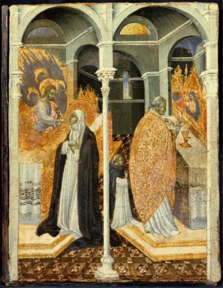 The Miraculous Communion Of Saint Catherine Of Siena